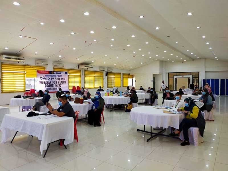 Lanao del Sur frontliners get online training from USAID, WHO