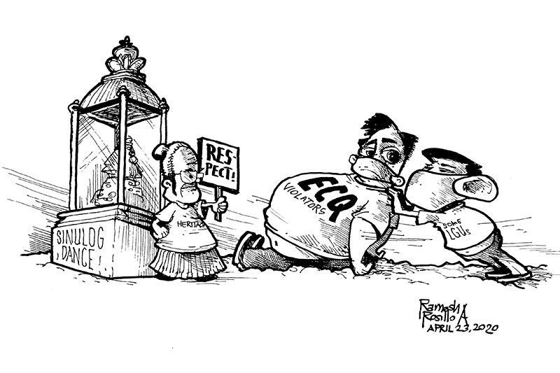 EDITORIAL - Dancing the Sinulog as a punishment