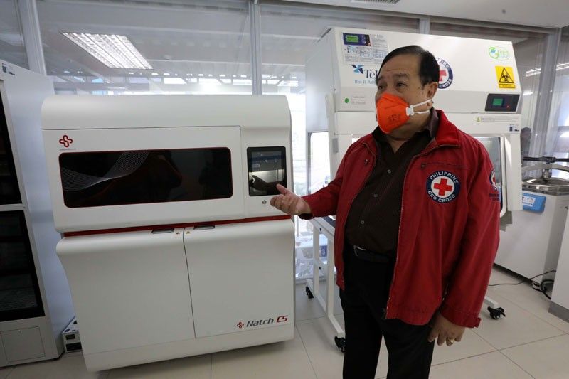 Red Cross opens COVID testing lab in Mandaluyong