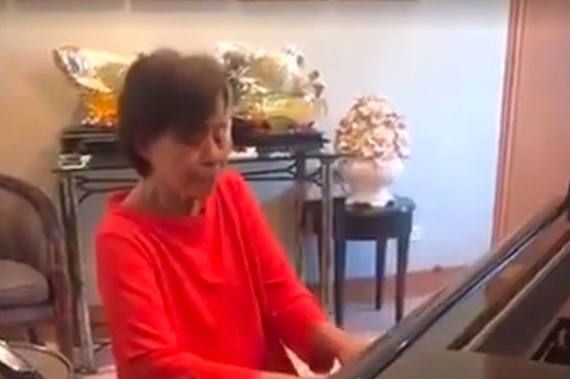 Mother Lily nagpa-good vibes sa piano concert!