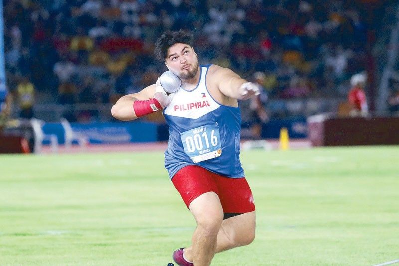 Fil-Am shot put ace well on target for Tokyo Games