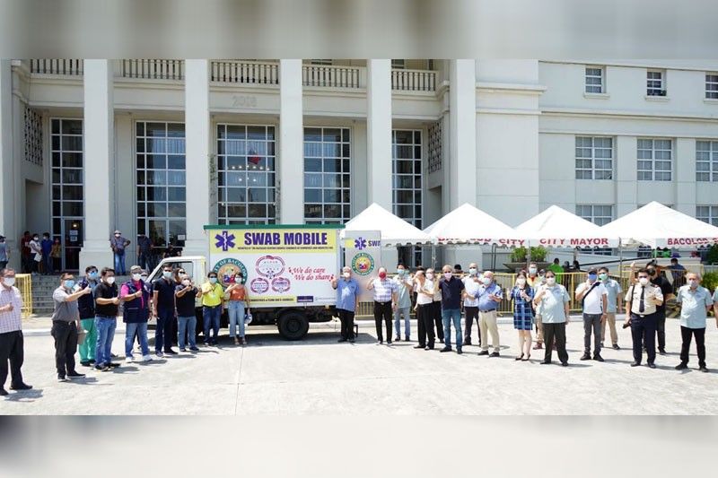 1st COVID swab mobile launched in Bacolod