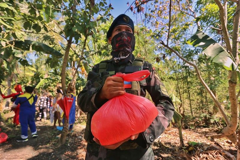 CPPO distributes goods to Santander residents