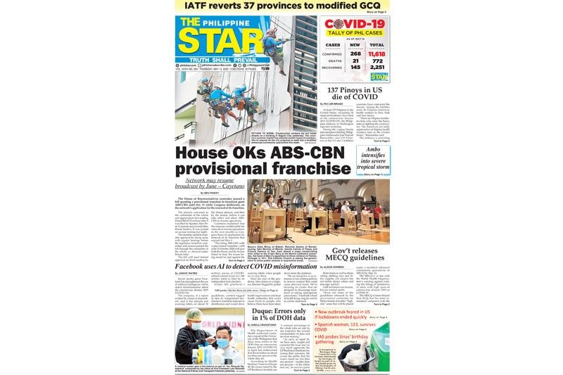 The STAR Cover (May 14, 2020)