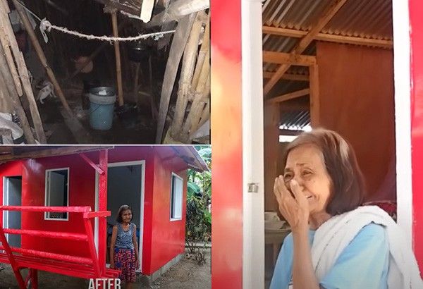 Marcelito Pomoy rebuilds home of old woman living alone during COVID-19 lockdown