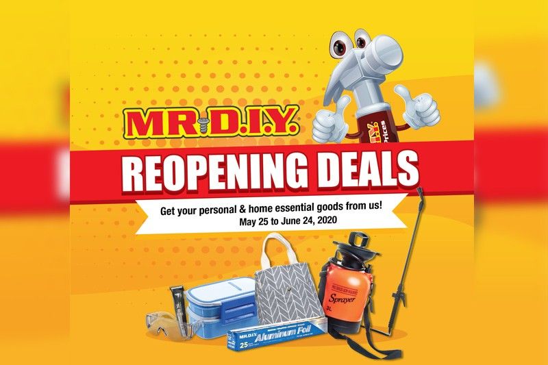  MR  DIY  introduces reopening deals Philstar com