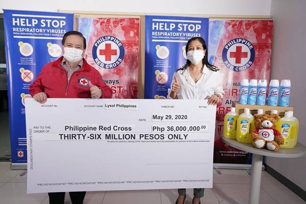 Lysol partners with Philippine Red Cross, donates P36 million to COVID-19 mass testing efforts