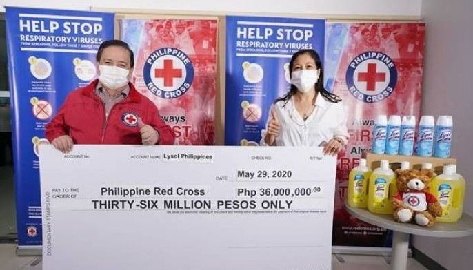 Lysol partners with Philippine Red Cross, donates P36 million to COVID-19 mass testing efforts