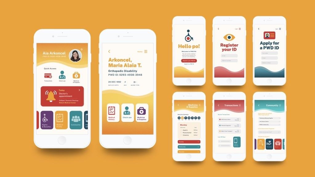 LOOK: Design student crafts mobile app, PWD card system for thesis project