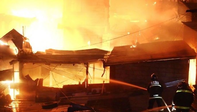 Man held for arson in Addition Hills fire