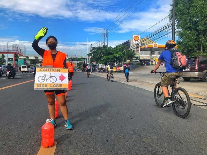 Volunteer group: Improvised bike lane was decisive action to protect commuters