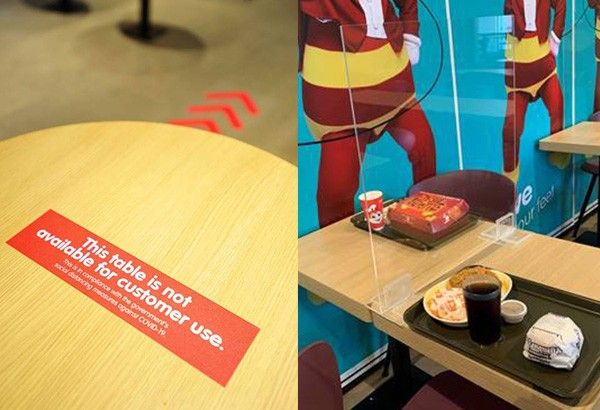 Jollibee introduces 'new normal' dine-in setup