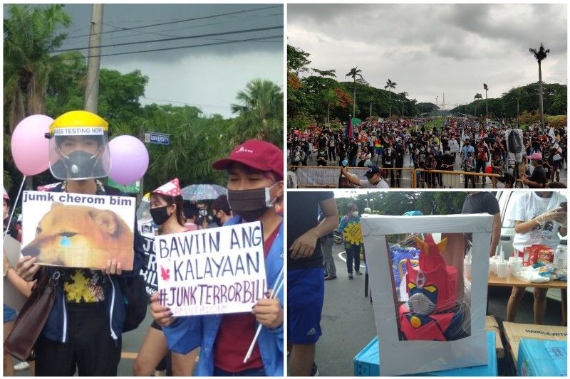 'MaÃ±anita' protests vs anti-terror bill tuloy sa kabila ng banta ng PNP