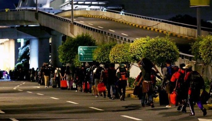 Stranded passengers sa Pasay, 385 pa