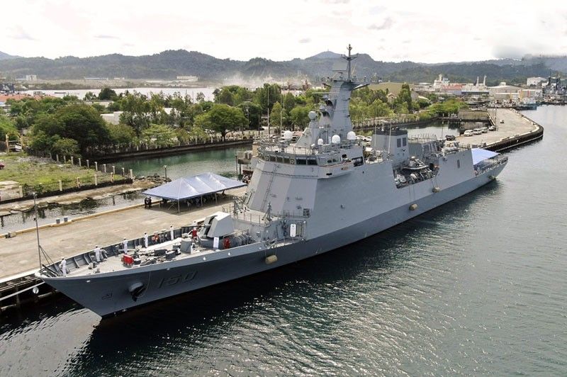 Navy welcomes first missile-capable warship