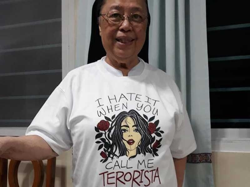 Sister Mary John Mananzan is not 'leader for life' of a 'communist terrorist' group