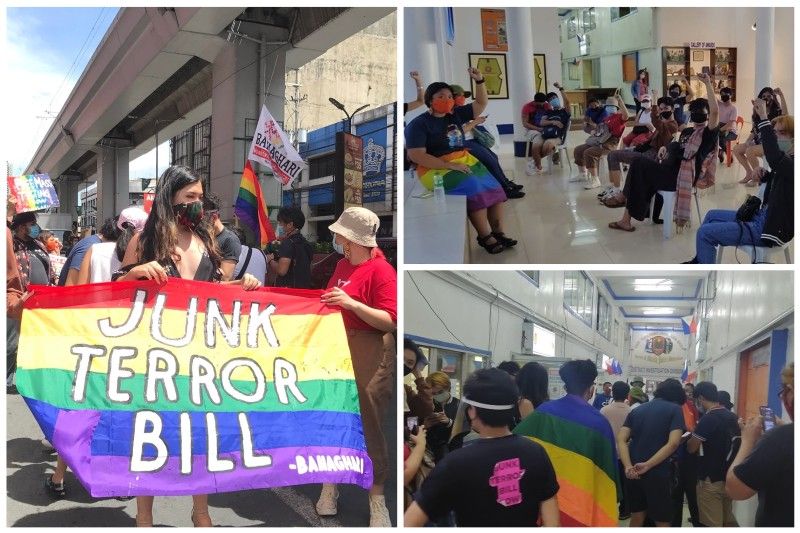20 arestado sa 'pride protest' vs anti-terrorism bill sa Mendiola