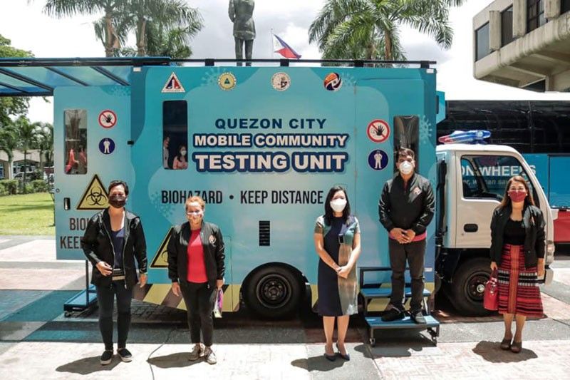 Quezon City rolls out mobile testing truck