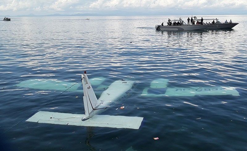 Light plane crashes off Zamboanga City coast; passengers unharmed