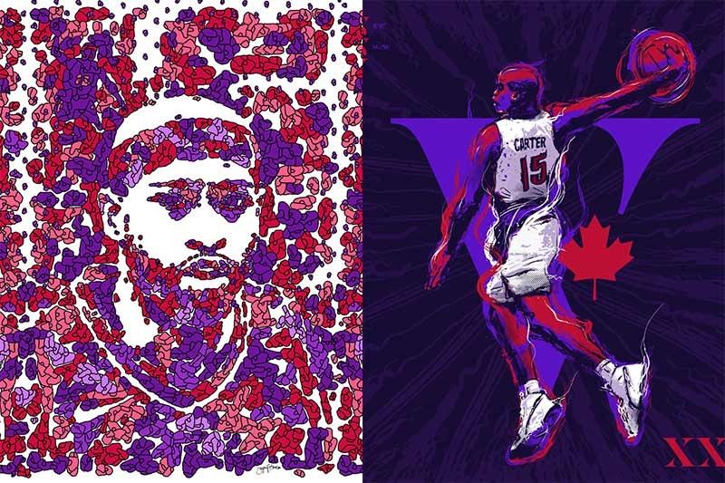 Filipino artists' work featured in NBA's Vince Carter tribute