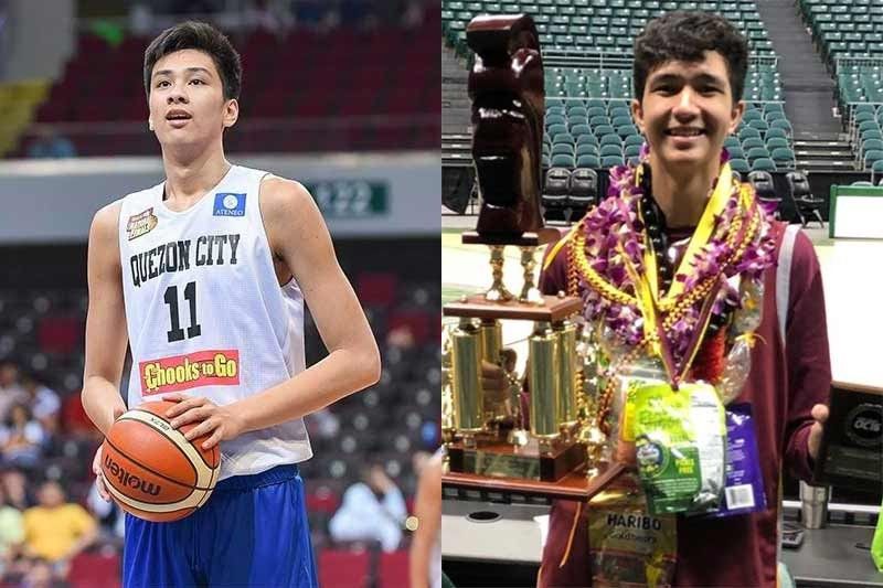 Kai Sotto trains with seven-foot Gilas prospect Sage Tolentino