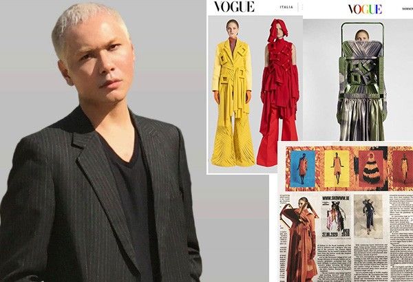 Pinoy designer's virtual graduate collection featured in Vogue, New York Times