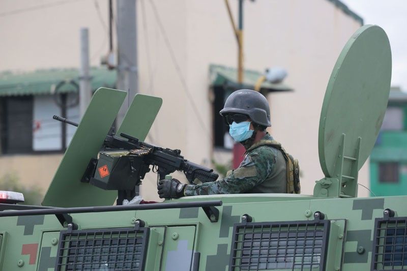 Armored personnel carriers dinala sa Navotas