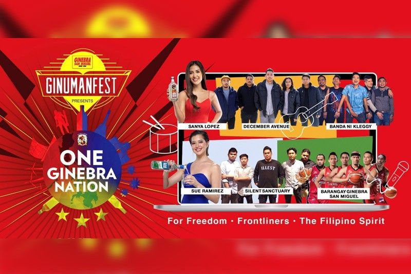 Ginebra San Miguel unites over 300,000 Filipinos in first Ginumanfest live online concert