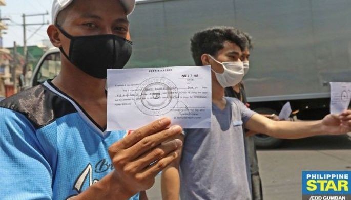 Rapid test results lalagyan ng barcodes para &lsquo;di mapeke