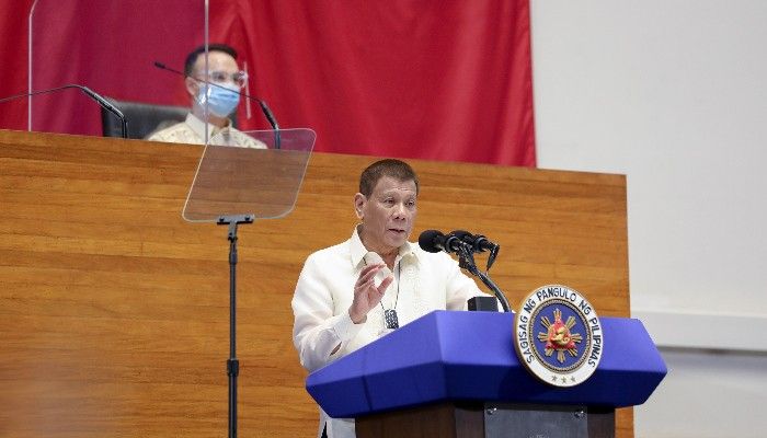 Duterte delivering 2020 SONA