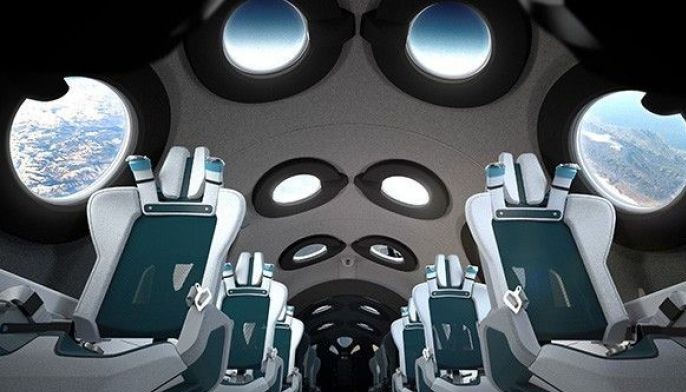 Room with a view: Virgin Galactic gives peek at spacecraft cabin