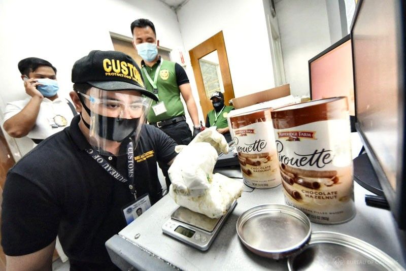 BOC seizes P4.5 million shabu stuffed in chocolate cans
