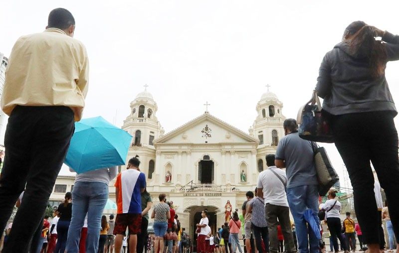 Manila churches suspend masses