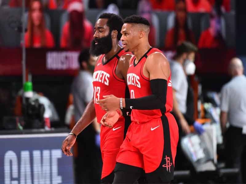 Harden, Rockets draw first blood vs Lakers in NBA West semis