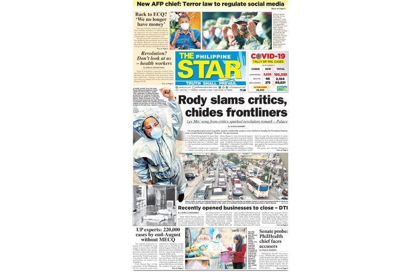 The STAR Cover (August 4, 2020)