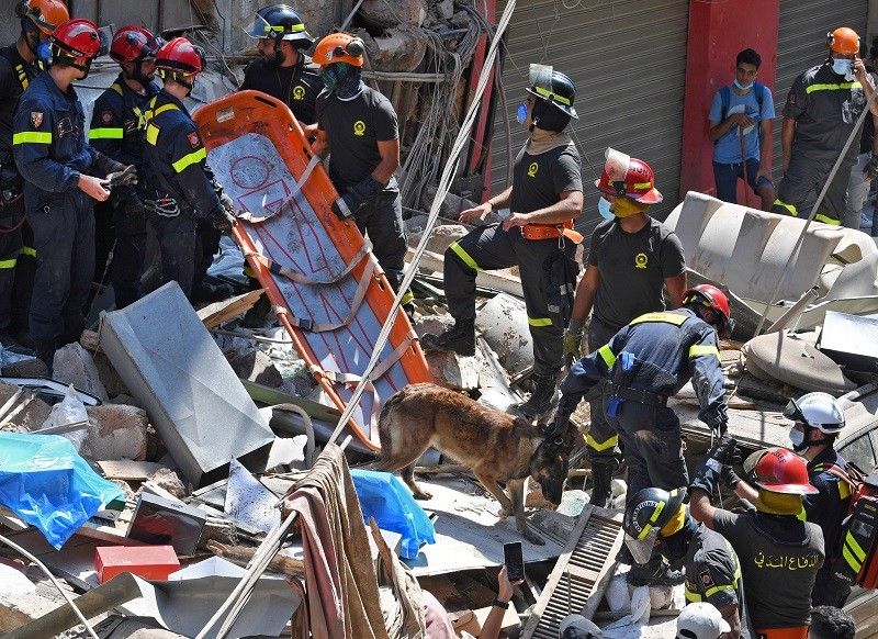 Patay na Pinoy sa 'Beirut explosions' umakyat sa 4, sugatan 31 na