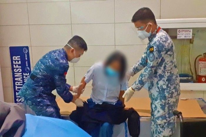 OFW gives birth at NAIA assisted by Philippine Coast Guard frontliners