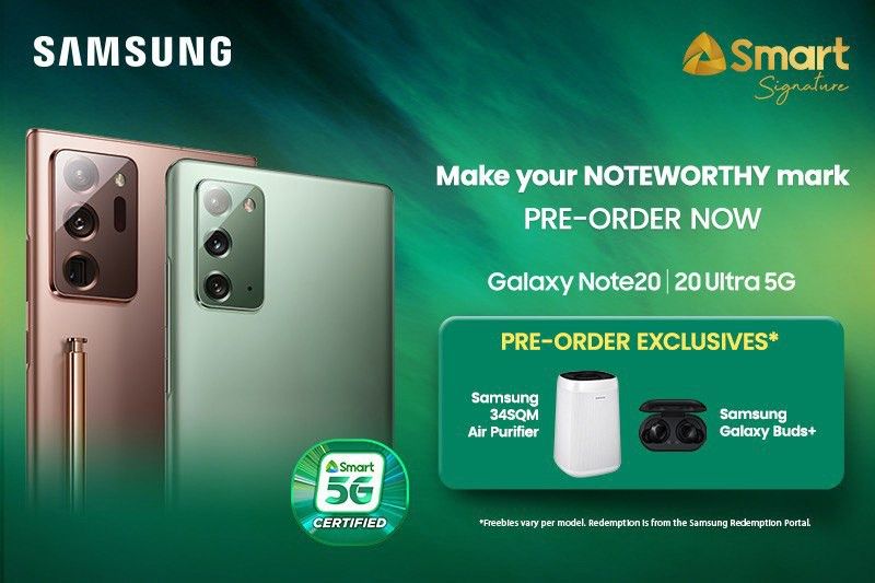 Preorders open for Smart 5G-certified Samsung Note20 Series