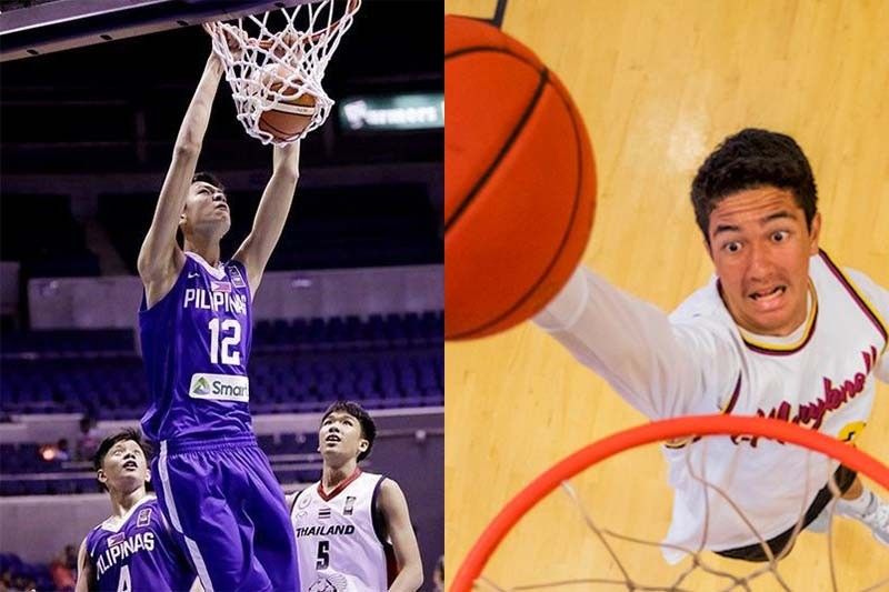 Kai Sotto, Sage Tolentino show off hops in dunk fest