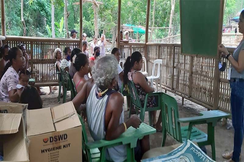 Aetas displaced by Taal eruption to continue lessons through hand-delivered modules