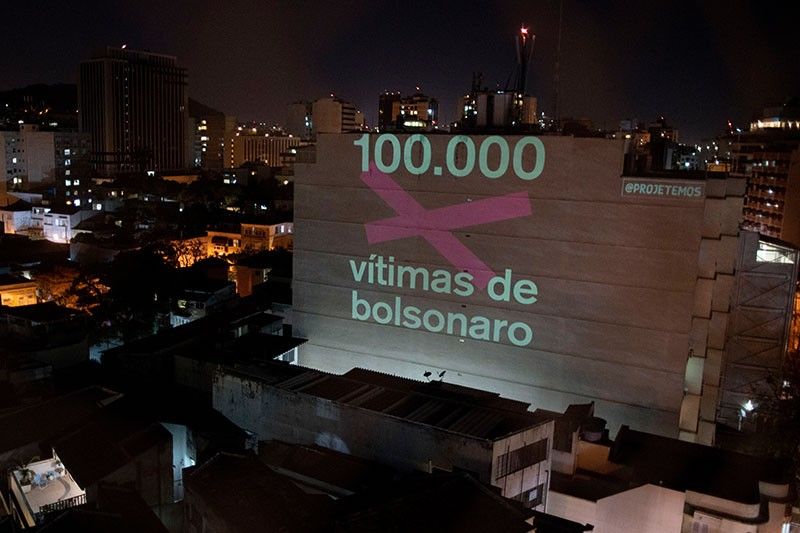 Bolsonaro assails Brazil network blaming him for virus deaths
