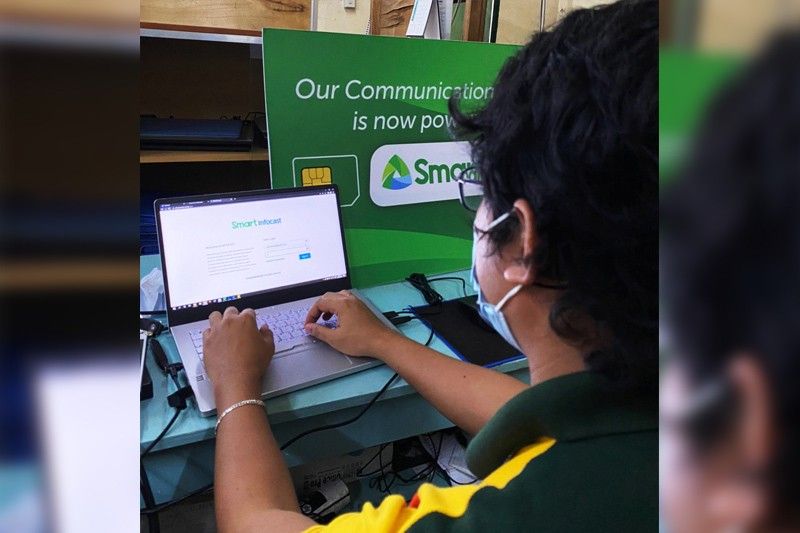 Valencia National High School in Bukidnon is now powered by Smart