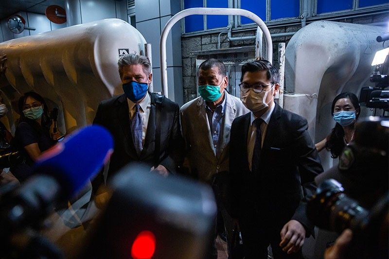 Pro-democracy media tycoon freed on bail amid Hong Kong crackdown