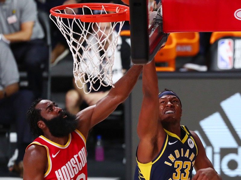 Pacers hold off Rockets despite Harden's 45 points