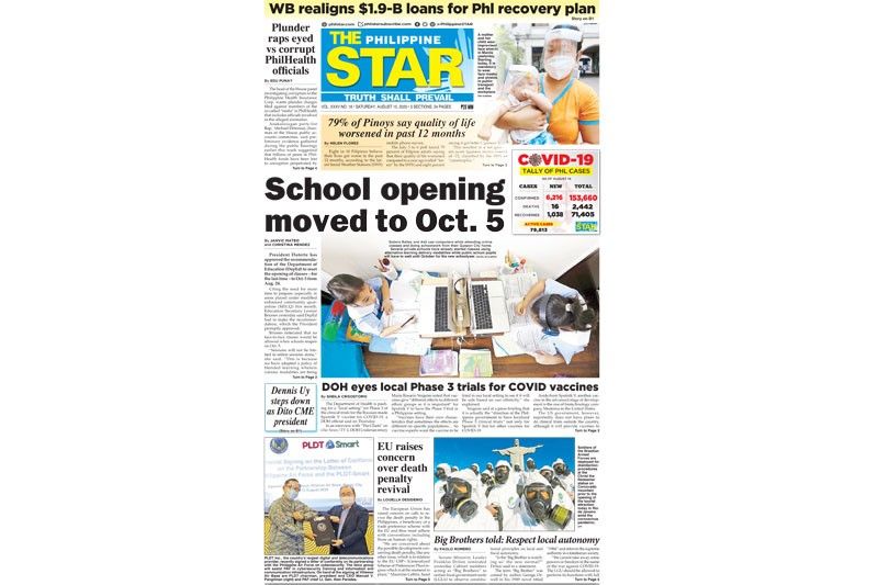 The STAR Cover (August 15, 2020)
