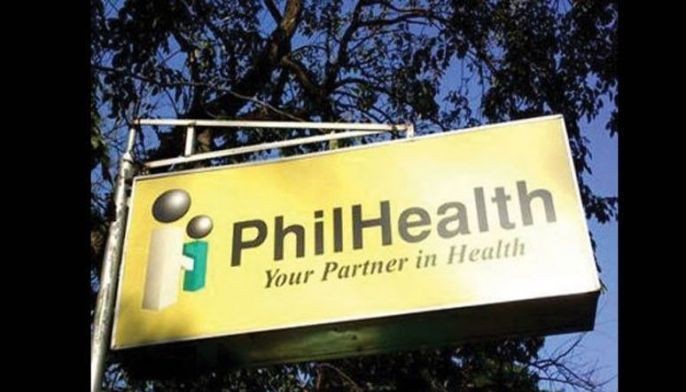 This file photo shows a logo of the Philippine Health Insurance Corporation outside one of their offices.