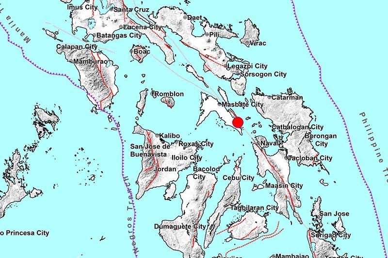 Magnitude 6.6 quake rocks Masbate