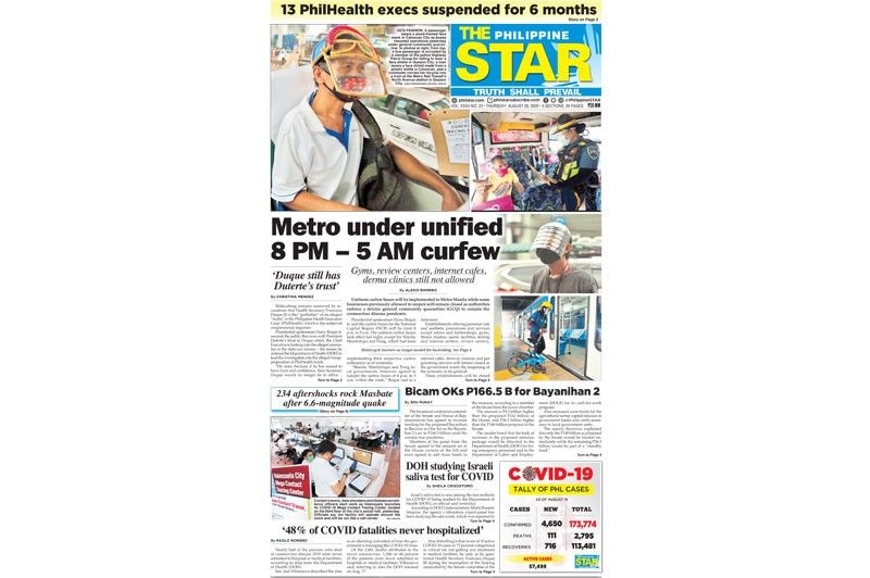 The Star Cover August Philstar Com