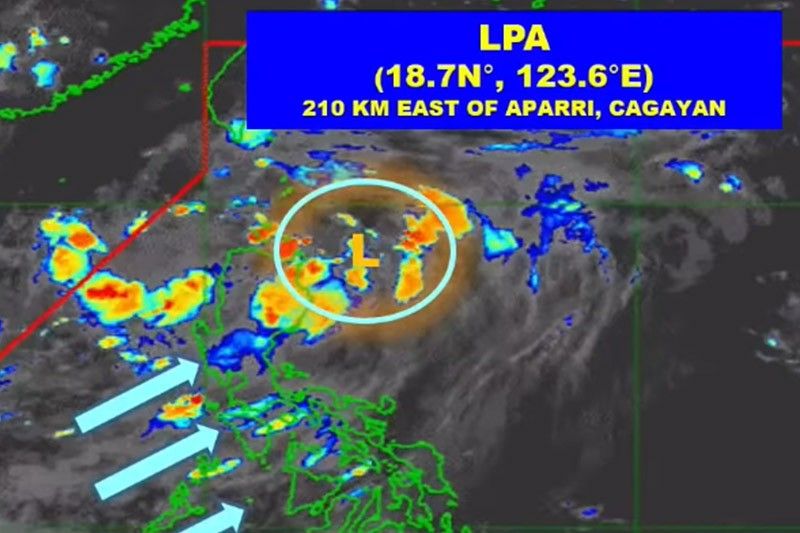 LPA off Cagayan likely to intensify into tropical depression by Saturday