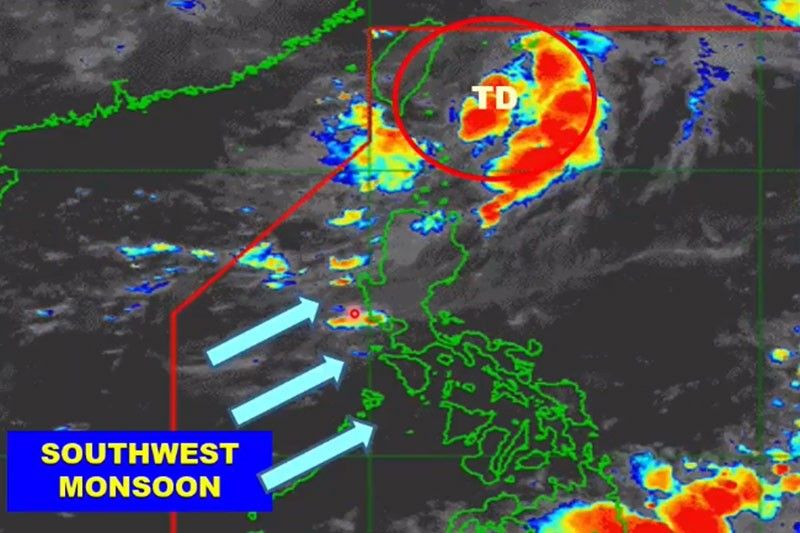 Tropical Depression Igme enhances southwest monsoon, bring rains in Luzon